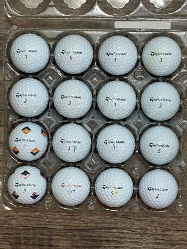 16 TaylorMade TP5x Golf Balls - 5A MINT CONDITION