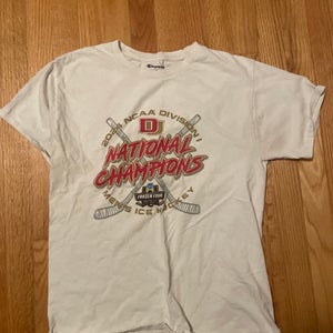 White Medium Men's DU Hockey Champion Shirt (Used)