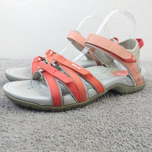 Teva Tirra Sandals Womens Size 9.5 Shoes Coral Pink Slingback Outdoor Beach Hike