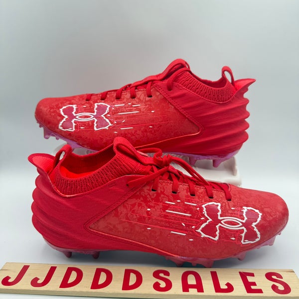 Under Armour Blur 2 MC Suede Football Cleats Red Beta 3027978-600 Men’s Size 8.5

New Without Box