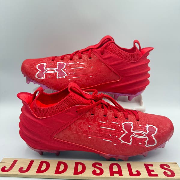 Under Armour Blur 2 MC Suede Football Cleats Red Beta  display picture 1
