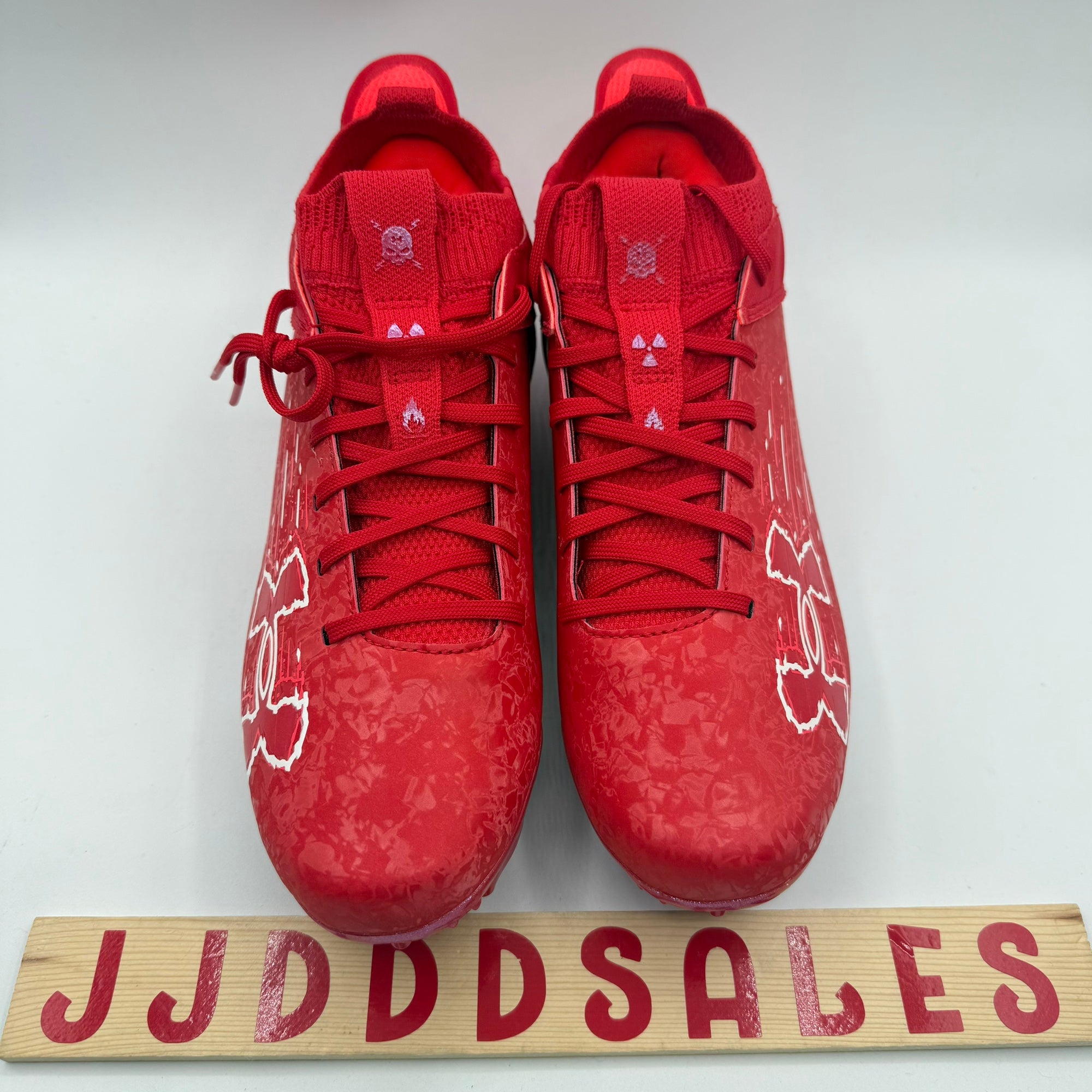 Under Armour Blur 2 MC Suede Football Cleats Red Beta 