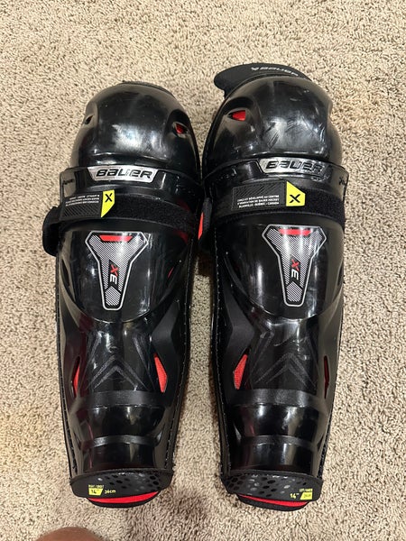 Intermediate Bauer Vapor 3X 14" Shin Pads (Used)