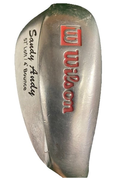 Wilson Sandy Andy Sand Wedge 57*04* RH Stiff Steel 34.5" New Jumbo Grip Nice