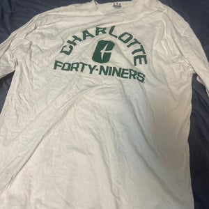 White University of Charlotte Large Men's Champion Shirt (New)