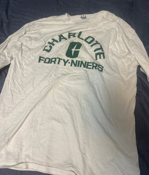 White University of Charlotte Large Men's Champion Shirt (New)