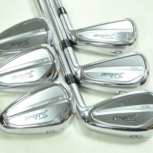 Titleist T200 2023 6-PW,48* Iron Set Stiff Flex RH AMT Black S300 Steel # 200129