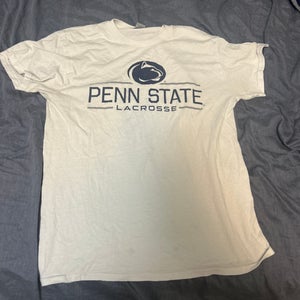 White Penn State University Lacrosse Medium Shirt