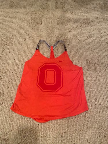 Scarlet/Red Nike Dri-Fit Ohio State University Buckeyes Tanktop Women's M