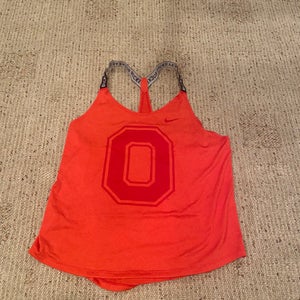 Scarlet/Red Nike Dri-Fit Ohio State University Buckeyes Tanktop Women's M