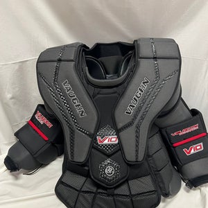 Large Vaughn V10 Pro Carbon Goalie Chest Protector (New)