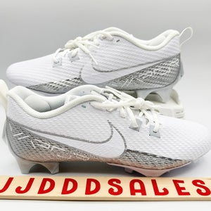 Nike Vapor Edge Speed 360 2 White Silver Football Cleats DA5455-102 Men's Sz 8.5

New Without Box