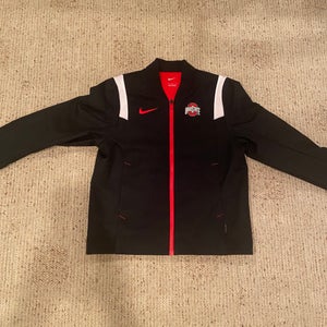 Black Nike Ohio State University Buckeyes Zip-Up Jacket Women's M