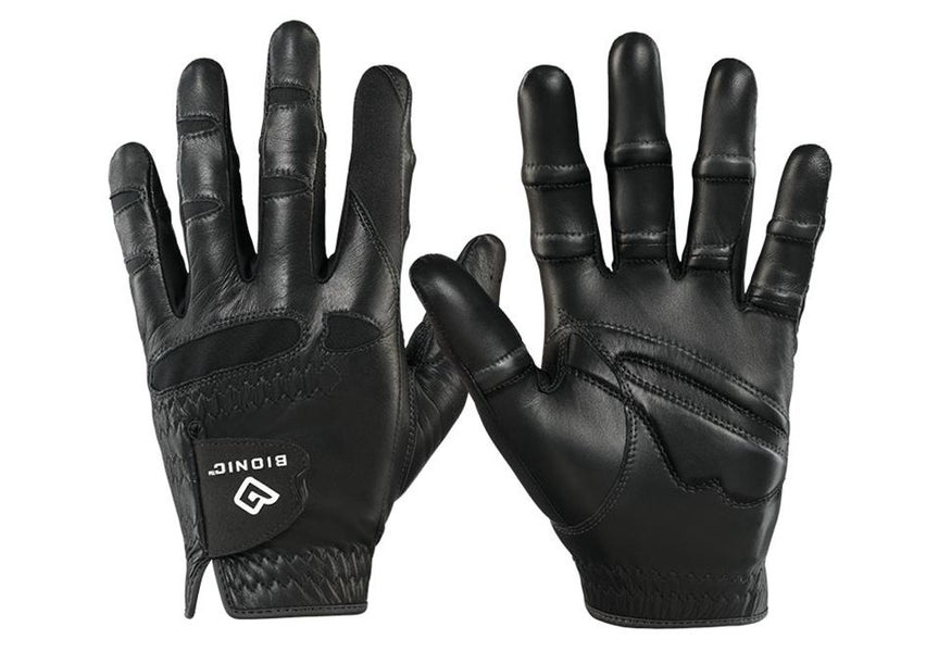 Bionic Stable Grip Golf Glove Natural Fit (Men's RIGHT, Black) NEW