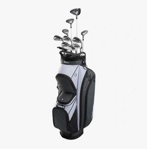 Wilson Playerfit Complete Set (17pc, Women's Cart Bag) Ladies Golf Clubs NEW
