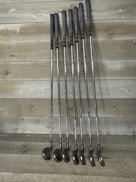 Callaway Hawkeye RH Titanium Iron Set 3 4 6 7 8 9 PW Steel Shaft Tungsten Stiff