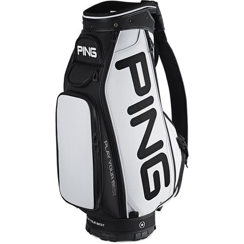 PING TOUR STAFF BAG 2024 BLACK/WHITE