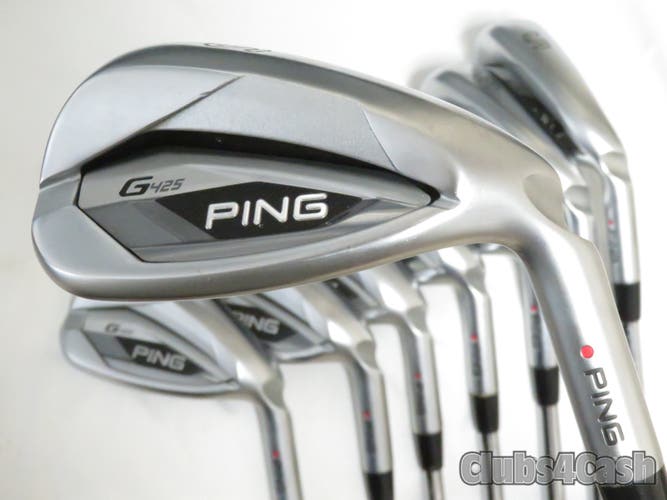 PING G425 Irons Red Dot AWT 2.0 Regular Flex 5-P, U, S +Arccos