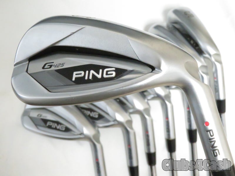 PING G425 Irons Red Dot AWT 2.0 Regular Flex 5-P, U, S +Arccos