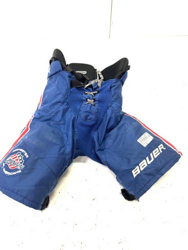 Used Bauer TEAM ROCHESTER AMERICANS Junior Pant Royal Blue SM 11860-S000296452