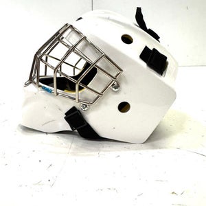 Used CCM AXIS 1.5 EXP 2029 Youth Goalie Helmet/Mask White One Size 11860-S000296425