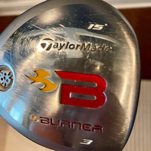 Men's TaylorMade Burner Right Handed Fairway Wood Regular Flex 3 Wood (Used)