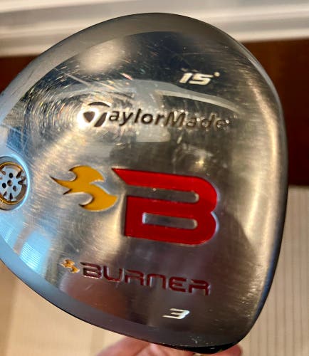 Men's TaylorMade Burner Right Handed Fairway Wood Regular Flex 3 Wood (Used)