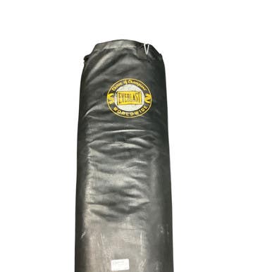 Used Everlast 100LB BLACK HEAVY BAG Boxing Heavy Bag Black 100 lb 11479-S000401947
