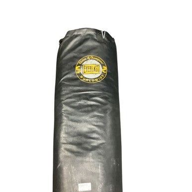 Used Everlast 100LB BLACK HEAVY BAG Boxing Heavy Bag Black 100 lb 11479-S000401947