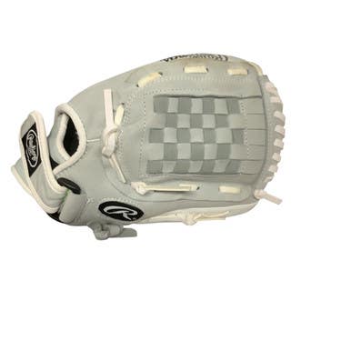 Used Rawlings HIGHLIGHT 12 INCH RHT GLOVE BB/SB Glove RH Throw Grey 12" 11479-S000401927
