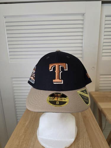 NWS Texas Rangers New Era 59fifty Low Profile 8 2020 Inaugural Season SP MLB