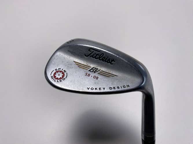 Titleist Vokey Spin Milled Lob Wedge LW 58*  Dynamic Gold Wedge Steel Mens RH