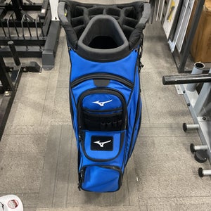 Used Mizuno BR-D4C GOLF BAG Mens Cart Bag Navy Blue 11614-S000219657