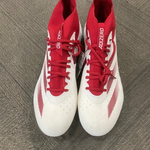 Used Adidas ADIZERO IMPACT PLUS Adult FB Cleats Red Senior 15 11614-S000219906