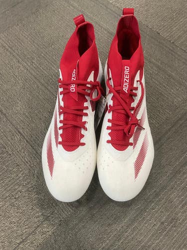 Used Adidas ADIZERO IMPACT PLUS Adult FB Cleats Red Senior 15 11614-S000219906