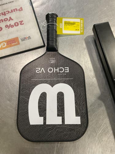 Used Wilson ECHO V2 Pickleball Racquet Black 11614-S000219828