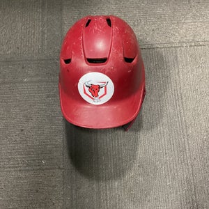 Used Easton BATTING HELMET W/JAW GUARD Batting Helmet No Mask Red SM 11614-S000219805