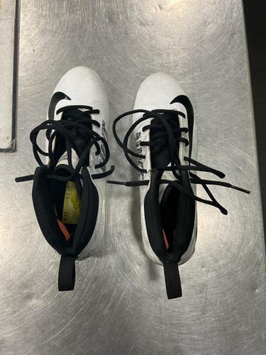 Used Nike HIARACHE 7 BB/SB Cleats White Youth 07.5 11614-S000219790