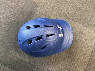 Used Under Armour CHARGED Batting Helmet No Mask Royal Blue SM 11614-S000219781