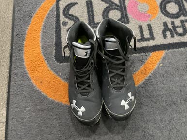 Used Under Armour Adult FB Cleats Black Senior 12 11614-S000219763