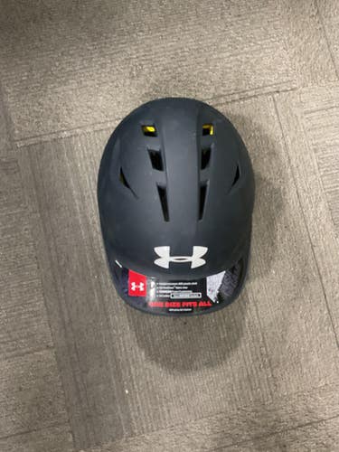Used Under Armour BASEBALL HELMET Batting Helmet No Mask Black One Size 11614-S000219710