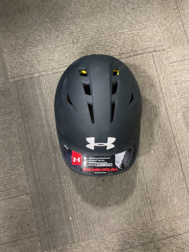 Used Under Armour BASEBALL HELMET Batting Helmet No Mask Black One Size 11614-S000219710