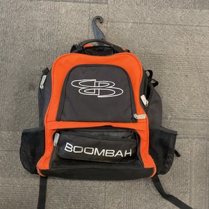 Used BoomBah 4 BAT BACKPACK BB/SB Player Backpack Orange 11614-S000219699