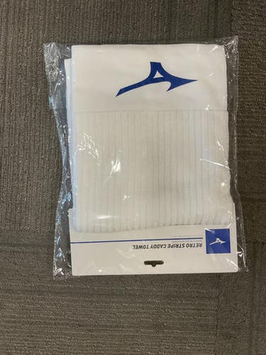Used Mizuno RETRO STRIPE CADDY TOWEL Golf Accessory 11614-S000219687