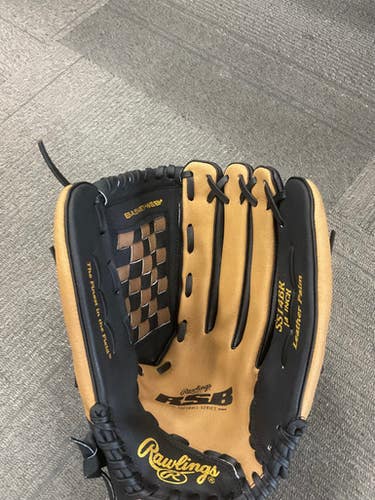 Used Rawlings RSB SOFTBALL SERIES BB/SB Glove RH Throw Black 14" 11614-S000219950