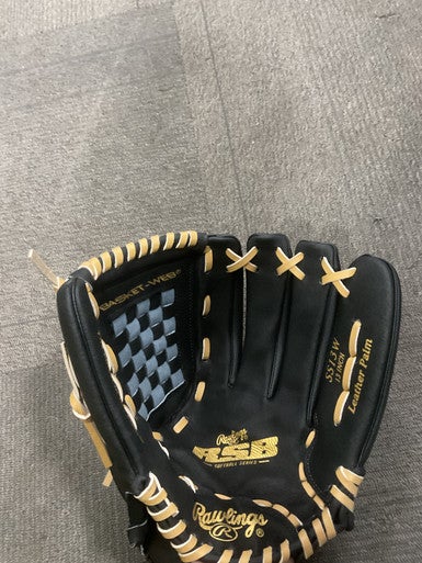 Used Rawlings RSB SOFTBALL SERIES BB/SB Glove RH Throw Black 13" 11614-S000219949