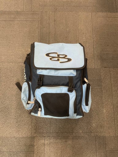 Used BoomBah PLAYER CARRY BACKPACK BB/SB Player Backpack Navy Blue 11614-S000219947