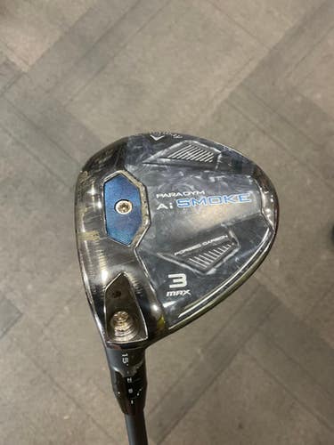 Used Callaway PARADYM AI SMOKE Mens Fairway Wood LH 3 Wood 11614-S000219934