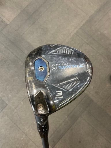 Used Callaway PARADYM AI SMOKE Mens Fairway Wood LH 3 Wood 11614-S000219934