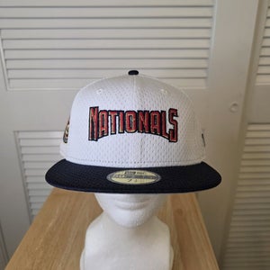 NWS Washington Nationals BP Mesh New Era 59fifty 7 1/4 MLB